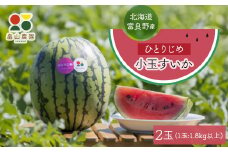 ひとりじめ小玉すいか　2玉【1318922】