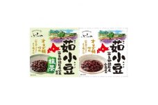 ＜富良野地区産小豆使用＞ふらの 茹小豆・茹小豆 抹茶入り 85g×各6缶入【1296621】