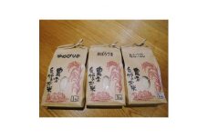 富良野産お米　3種(ゆめぴりか、おぼろづき、ななつぼし)食べ比べセット　1kg×合計3袋【1360823】