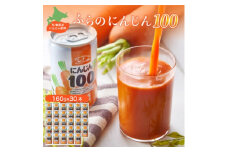 ＜毎月定期便＞＜北海道産にんじん使用＞ふらの にんじん100 160g×30本入 全3回_ 定期便 ニンジンジュース 人参 にんじん ジュース 飲料 ドリンク ストレート にんじん100 野菜ジュース 北海道 富良野 国産 贈答 ギフト 野菜 人気 おすすめ 【4007270】