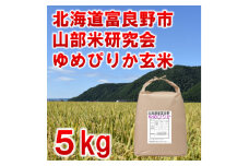＜毎月定期便＞北海道富良野市産ゆめぴりか 玄米[5kg×1袋]全6回【4058487】
