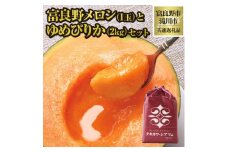 ＜2025年7月～出荷＞＜受付＞共通返礼品 富良野メロン1玉とゆめぴりか2kgセット【1577152】