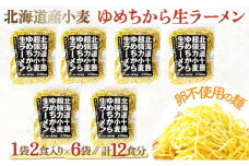 卵不使用ゆめちからラーメン 12食セット(2食入×6袋)