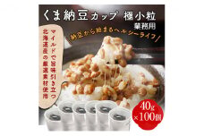 業務用　極小粒納豆（ミニカップ）40g×100個