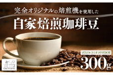 自家焙煎 コーヒー豆 ブラジル トミオフクダDOT100g×3個セット 300g