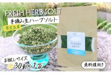 手摘み生ハーブソルト　魚料理用30g×1袋