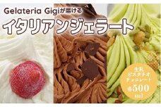 ジェラテリアGigiのイタリアンジェラート 人気の味の3種セット 【500mlサイズ×3個】 ジェラート 生乳 ミルク ピスタチオ チョコレート チョコ アイス 500ml gigi 恵庭市 北海道 ふるさと納税 お取り寄せ グルメ 詰め合わせ【43000301】