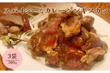 スパイシーなカレージンギスカン300g×3袋【65001901】