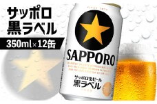 サッポロ黒ラベル 350ml 12缶 オンライン 申請 ふるさと納税 北海道 恵庭 サッポロビール 12本 サッポロ 黒ラベル ほどよい苦み コク 飲み飽きない 完璧 白い泡 クリーミーな泡 ビール 生ビール お酒 酒 晩酌 缶 恵庭市【88000701】