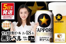 サッポロビール サッポロ ビール 黒ラベル 350ml 350 24本 48本 2箱 生ビール 晩酌 おつまみ 晩餐 お酒 酒 黒 麦芽 北海道工場 北海道 ふるさと納税 恵庭市 恵庭【30017505】
