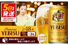 サッポロ　ヱビスビール　48本（350ml×24本×2箱） ｜ サッポロビール エビス サッポロ ビール 生ビール 350ml 350 48本 2箱 ヱビス えびす お酒 酒 黒 麦芽 北海道工場 北海道 ふるさと納税 恵庭市 恵庭 北海道 ふるさと納税 恵庭市 恵庭【30017604】