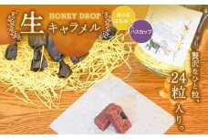 【HONEY DROP】菜の花はちみつ生キャラメル(ハスカップ) 2ダース（24粒入り） | 生キャラメル キャラメル フルーツキャラメル ハスカップキャラメル 厚真町産ハスカップ 生乳 濃厚 贅沢 甘酸っぱい くちどけ 北海道スイーツ ご当地スイーツ お菓子 スイーツ お取り寄せ 北海道 恵庭市 恵庭【750002】
