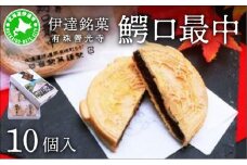 [5525-0763]伊達銘菓 有珠善光寺  鰐口最中 10個セット