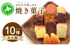 [5525-1123]焼き菓子 10種 セット 詰合せ 北海道 素材 ケーキ パウンドケーキ ブラウニー サブレ 伊達市 パティスリービジュー
