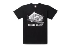 ボールパークＴシャツ（デッサン）ブラック　Mサイズ 北海道北広島市