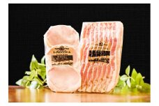 【簡易包装】薪・炭火仕上げハム・ベーコンセット F-6-k 〈210g〉 ハム ベーコン 豚肉 肉
