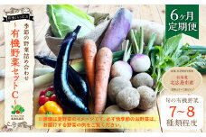 【6ヶ月定期便】有機JAS認定 季節の野菜詰め合わせ ～有機野菜セットC～ 