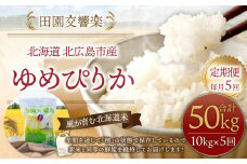 【5回定期便】田園交響楽 ゆめぴりか 10kg お米 精米 白米 北海道 定期便