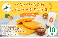 パクパクおこめパンケーキミックス（かぼちゃ）スタンドパック 計10個 ホットケーキミックス 