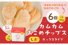 カムカムおこめチップス（しお） ボックスタイプ 計6個 お菓子 スナック菓子 