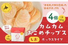 カムカムおこめチップス（しお） ボックスタイプ 計4個 お菓子 スナック菓子 