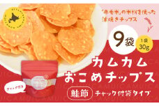 カムカムおこめチップス（鮭節） 計9個 お菓子 スナック菓子