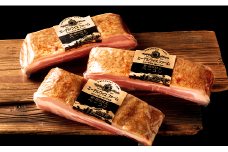 【簡易包装】薪・炭火仕上げ ベーコン セット 計840g（280g×3）（B-3-k）ベーコンブロック 北海道 北広島市 エーデル