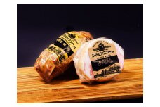 【簡易包装】薪・炭火仕上げハム・焼豚 H-6-k〈480g〉ハム 焼豚 豚肉 肉