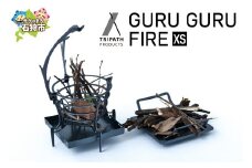 FIRE（焚き火台本体）（XS）｜ふるさと納税 北海道 石狩市 焚火台 アウトドア アウトドア用品 キャンプ用品 組み立て式 組立 テント 野宿 ブランド グルグル かっこいい 鹿の角 デザイン ソロキャン ソロキャンプ