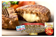 【24枚入り(チーズ)】北海道産牛肉100％の本格的ハンバーグ 凍ったまま調理 【 ビーフハンバーグ】ありがとうハンバーグ(チーズin)｜ふるさと納税 石狩市 北海道 牛肉100％ 国産牛100% 人気 お肉 父の日 プレゼント お弁当 冷凍庫で場所とらない 小分け 個包装 チーズ ホクビー 穴の開いたハンバーグ
