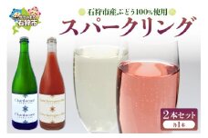 石狩市産ぶどうで作ったスパークリング 2本セット
