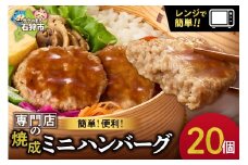 ファイヤーバーグ　焼成ミニハンバーグ25g×20枚