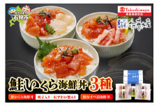 鮭いくら海鮮丼 3種詰合 (5食入) 18-028