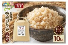 【先行予約】北海道産 ゆめぴりか 玄米 10kg
