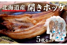 開きホッケ5枚セット ふるさと納税 人気 おすすめ ランキング ほっけ ホッケ 開きほっけ 開きホッケ 干物 魚 焼き魚 北海道産ほっけ 北海道 北斗市 送料無料 HOKM017
