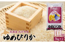 [北斗市産]令和6年産ゆめぴりか 10kg（5kg×2）【  ふるさと納税 人気 おすすめ ランキング お米 白米 米 ご飯 ゆめぴりか 北海道 北斗市 送料無料 】 HOKAD001