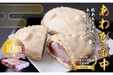 あわび最中10個  MATG002