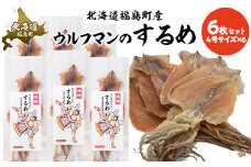 ウルフマンのするめ　６枚セット 【 ふるさと納税 人気 おすすめ ランキング いか イカ スルメ するめ おつまみ つまみ おやつ ダイエット キン肉マン ウルフマン 北海道 福島町 送料無料 】 FKB070