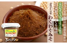 自家製 手づくり味噌 3パック《スリーエス》