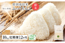 【令和7年産新米予約】【12カ月定期便】特別栽培米産地直送「ふっくりんこ 10kg」《帰山農園》