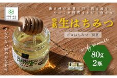 完熟生はちみつ ガロはちみつ・初夏(アカシア)（80g）2瓶セット お料理にも使える ふるさと納税 人気 おすすめ ランキング はちみつ ガロはちみつ 初夏 アカシア 完熟 生はちみつ 北海道 七飯町 送料無料 NAAB001