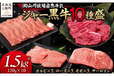 【セット】山川牧場ジャー黒牛10種盛 【 ふるさと納税 人気 おすすめ ランキング 北海道ブランド牛 牛 牛肉 和牛 ジャー黒 モモ モモ肉 ロース ロース肉 焼き肉 サーロイン ステーキ サーロインステーキ ステーキ肉 牛ステーキ カルビ セット 北海道 七飯町 送料無料 】 NAN015