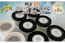 「郷宝」酒粕あいす＆ソルベ　８個セット 【 ふるさと納税 人気 おすすめ ランキング 郷宝 酒粕 日本酒 濃厚 さわやか ソルベ アイス セット 8個 おいしい 北海道 七飯町 送料無料 】 NAAZ001
