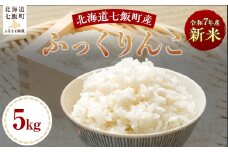 【2025年10月以降発送】令和7年産ふっくりんこ5kg 【 ふるさと納税 人気 おすすめ ランキング ふっくりんこ 米 白米 精米 5kg 北海道産 北海道 七飯町 送料無料 】 NABH006