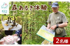 駒ヶ岳山麓リゾート森あるき体験 2名様分 道の駅しかべ間歇泉公園 入園券付 旅行 観光 体験 送料無料