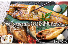 【北海道産】【緊急支援品】干物 3種セット  ホッケ半身 ホッケ開き 宗八カレイ 骨まで食べられる ご飯のお供 一人暮らし  事業者支援