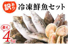 【2025年11月下旬発送】北海道 冷凍鮮魚セット 最大4kg 「漁師応援プロジェクト！」 下処理済み 冷凍 鮮魚 海鮮 海産 地元 ホタテ