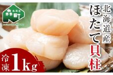 便利なチャック付き 冷凍 ホタテ 貝柱 北海道産 大（500g×2パック）「1kg」 ＜ワイエスフーズ＞ 小分け 海鮮丼 森町 魚貝類 帆立 ホタテ ほたて 魚介類 貝 ふるさと納税 北海道 訳あり mr1-0832