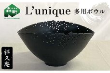 L’unique 多用ボウル 陶磁器 工芸品 森町 北海道 mr1-1021