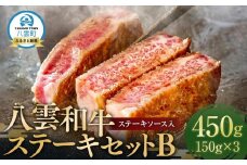 八雲和牛 ステーキセットB(ステーキソース入) 肉 お肉 にく 牛 牛肉 肉セット ステーキセット ステーキ 食品 グルメ お取り寄せ お取り寄せグルメ    八雲町 北海道   】